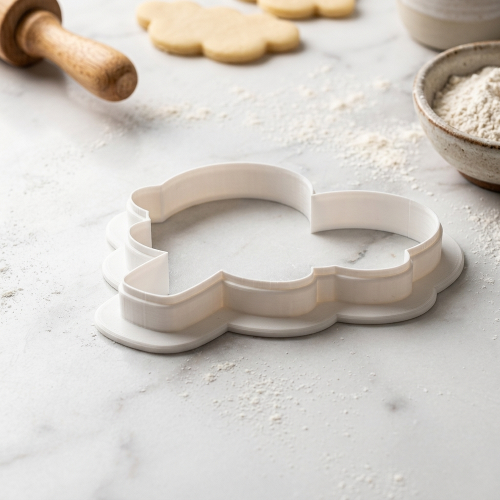 Heart Plant Derived Plastic Cookie Cutter, 3D Printed Valentine Theme