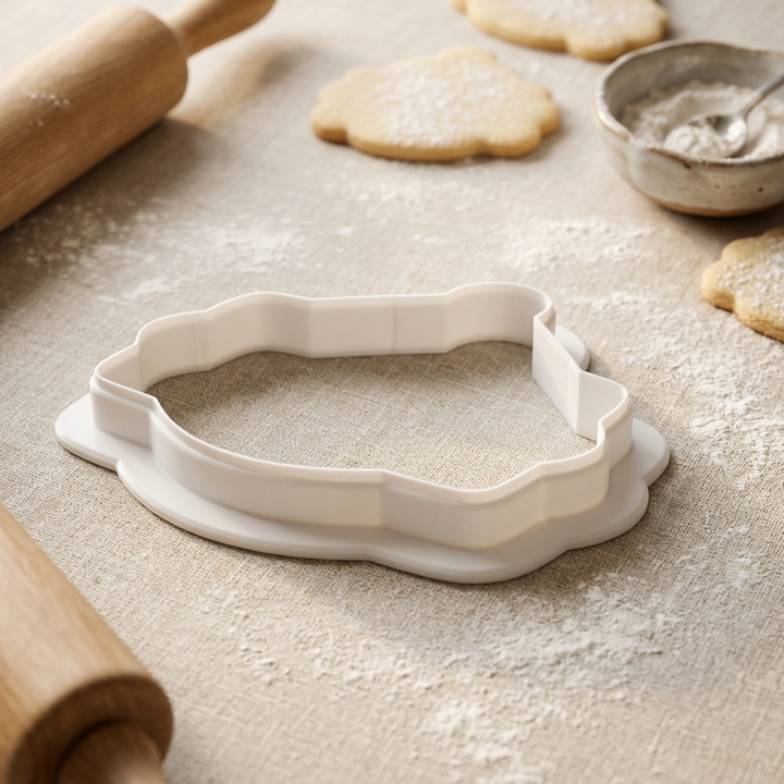 Hanging Sign Cookie Cutter, 3D Printed Cookie Theme