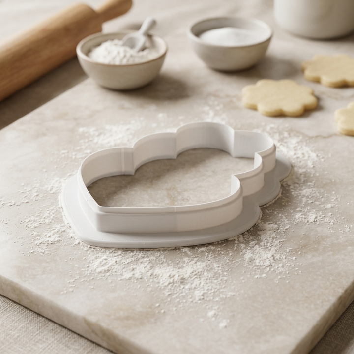 Stackable Heart 3 Piece Cookie Cutter, 3D Printed Valentine Theme