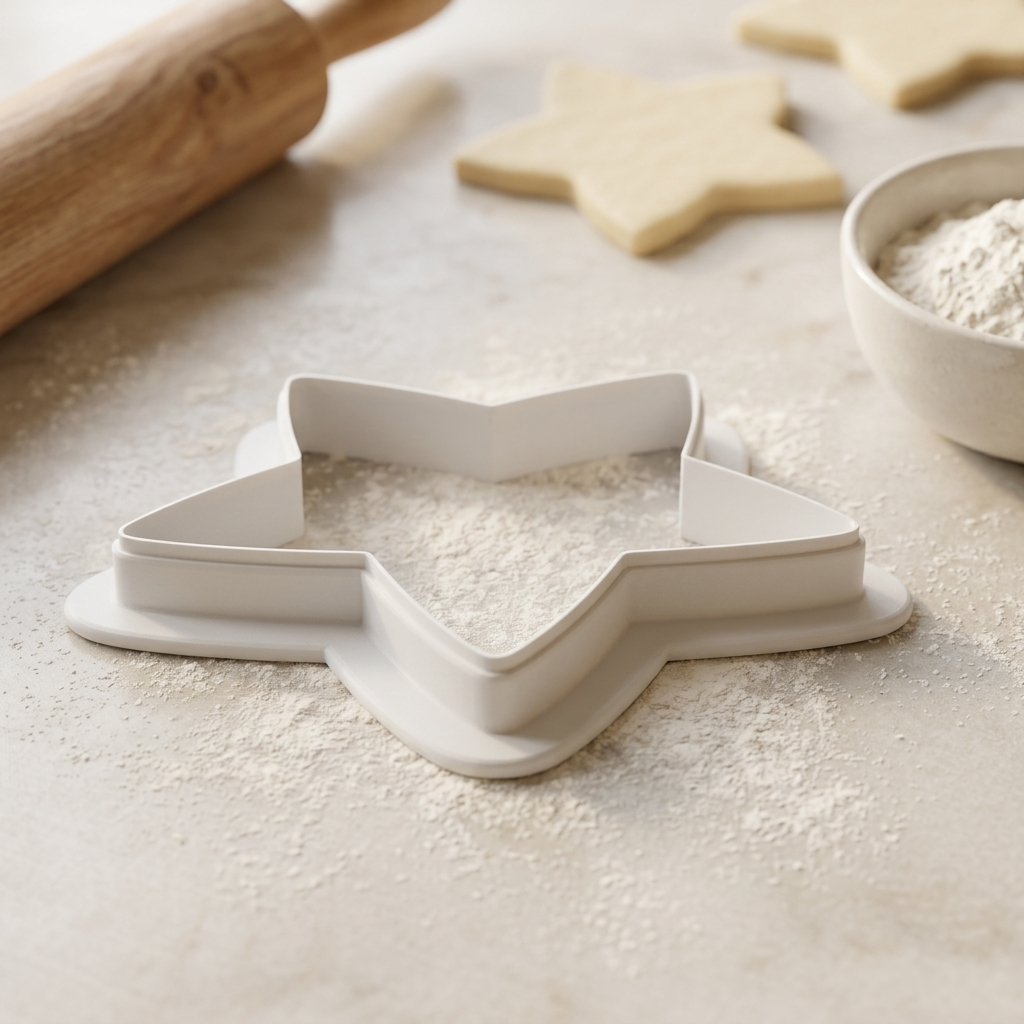 Star Ornament Cookie Cutter, 3D Printed Christmas Theme