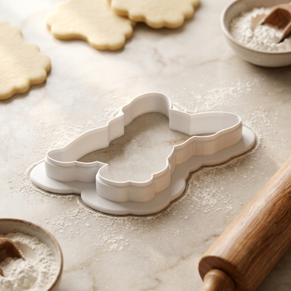 Frenchie ETSY Cookie Cutter, 3D Printed Cookie Theme
