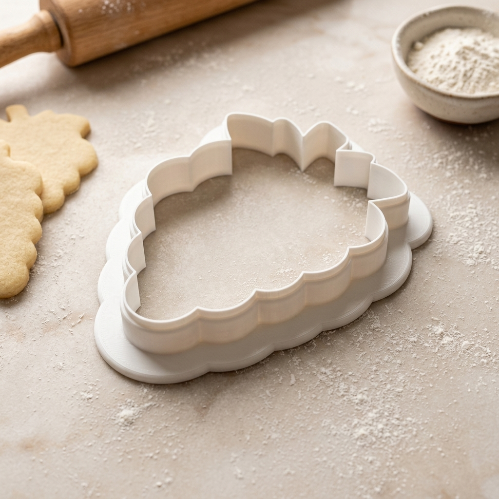 Grape Cookie Cutter, 3D Printed Cookie Theme
