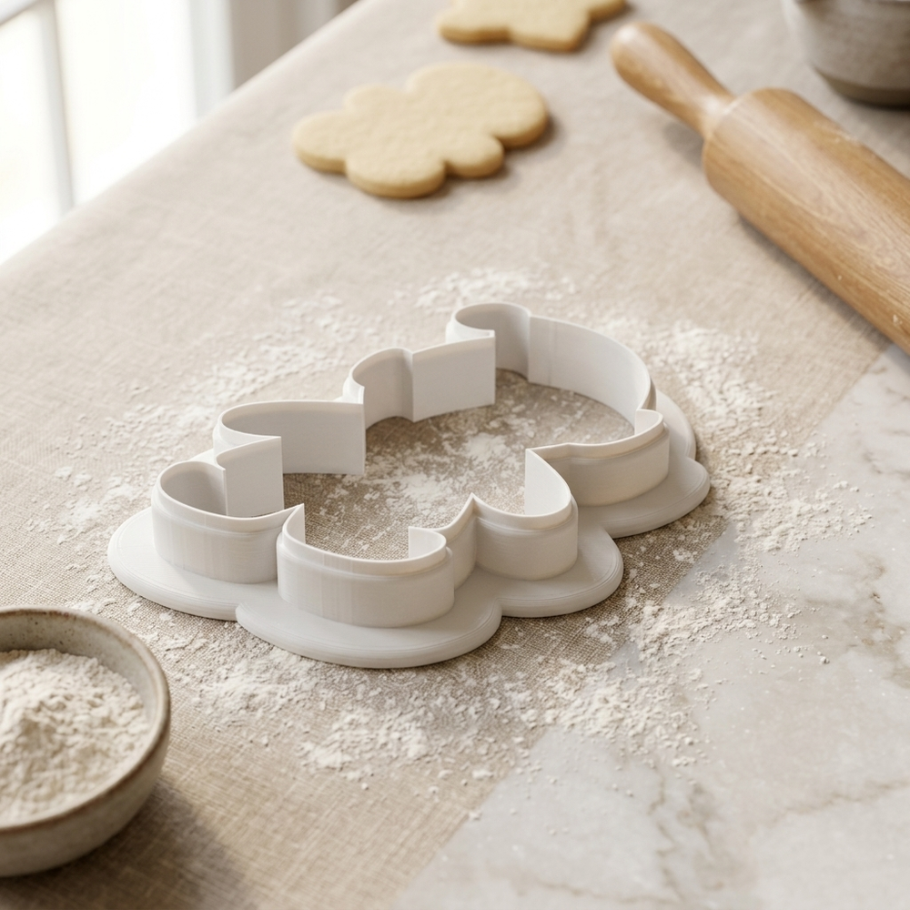 Christmas Elf Cookie Cutter, 3D Printed Christmas Theme
