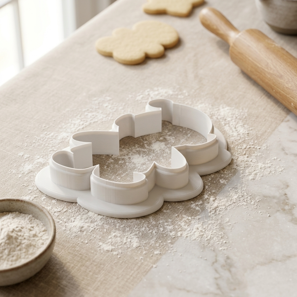 Christmas Elf Cookie Cutter, 3D Printed Christmas Theme