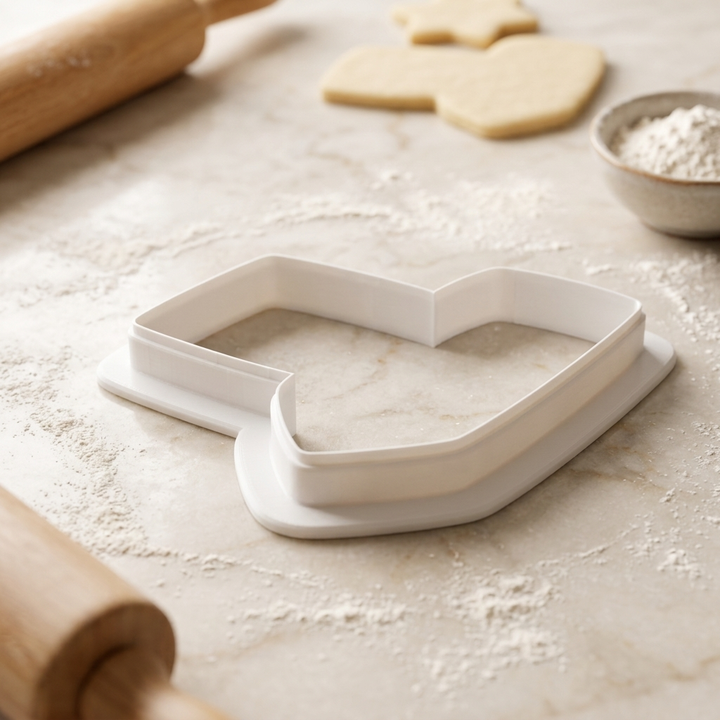 Pencil Plaque Cookie Cutter, 3D Printed School Theme