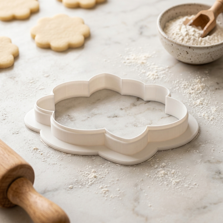 Citrus Cookie Scribes Cookie Cutter, 3D Printed Cookie Theme