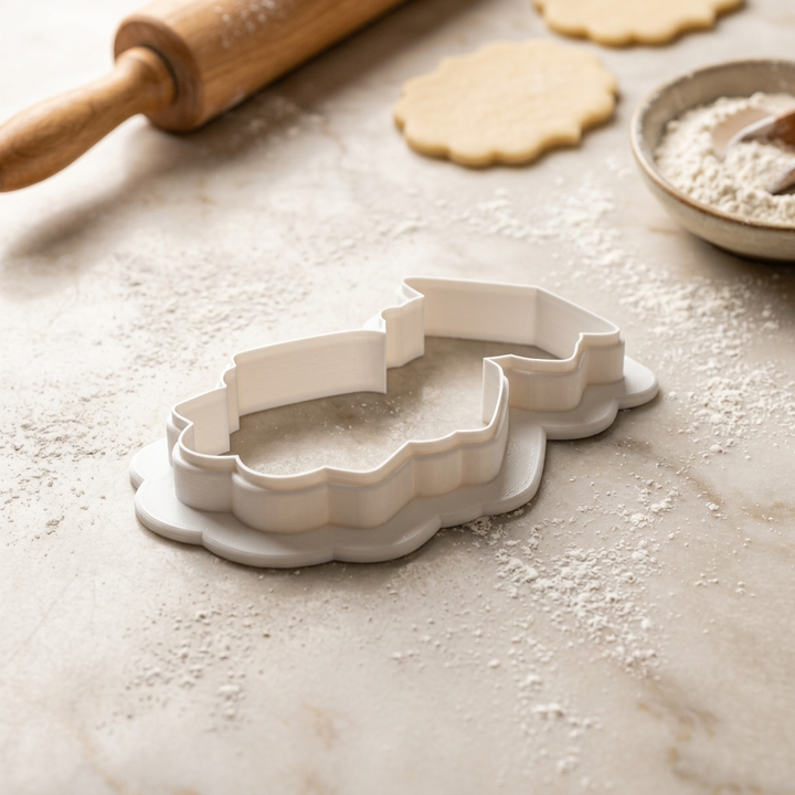 Pre K Grad Cookie Cutter, 3D Printed Graduation Theme