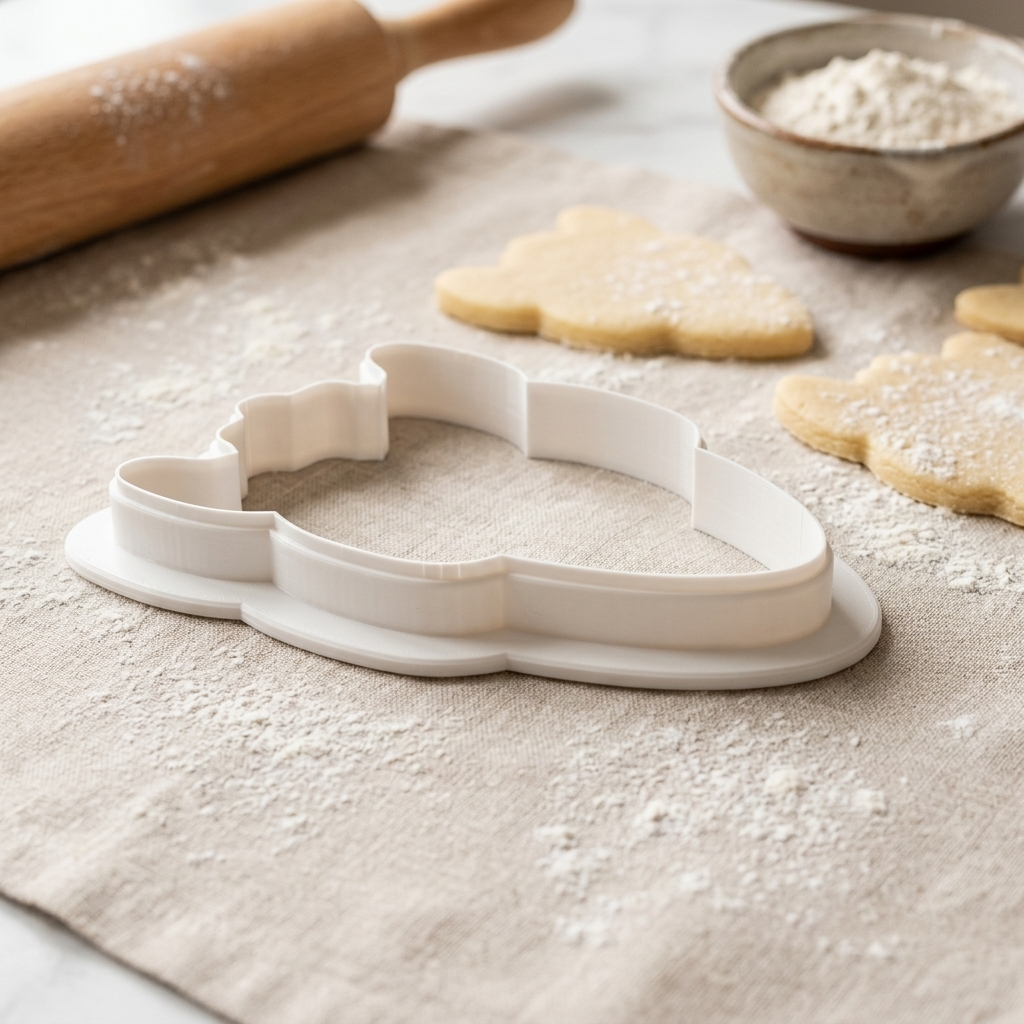 Chunky Spaceship Space Theme Baking Cookie Cutter, 3D Printed Cookie Theme
