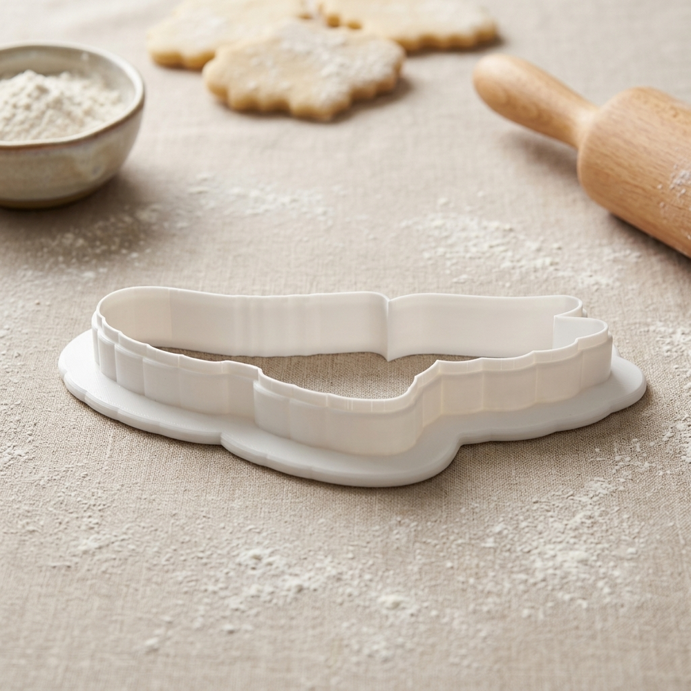Cross Country Shoe With Wings Cookie Cutter, 3D Printed Cookie Theme