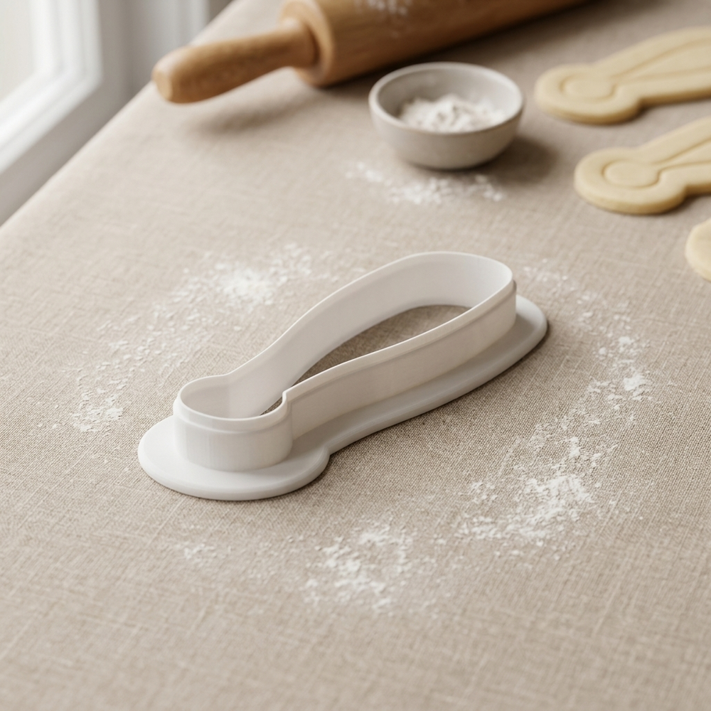 Baseball Bat Cookie Cutter, 3D Printed Halloween Theme