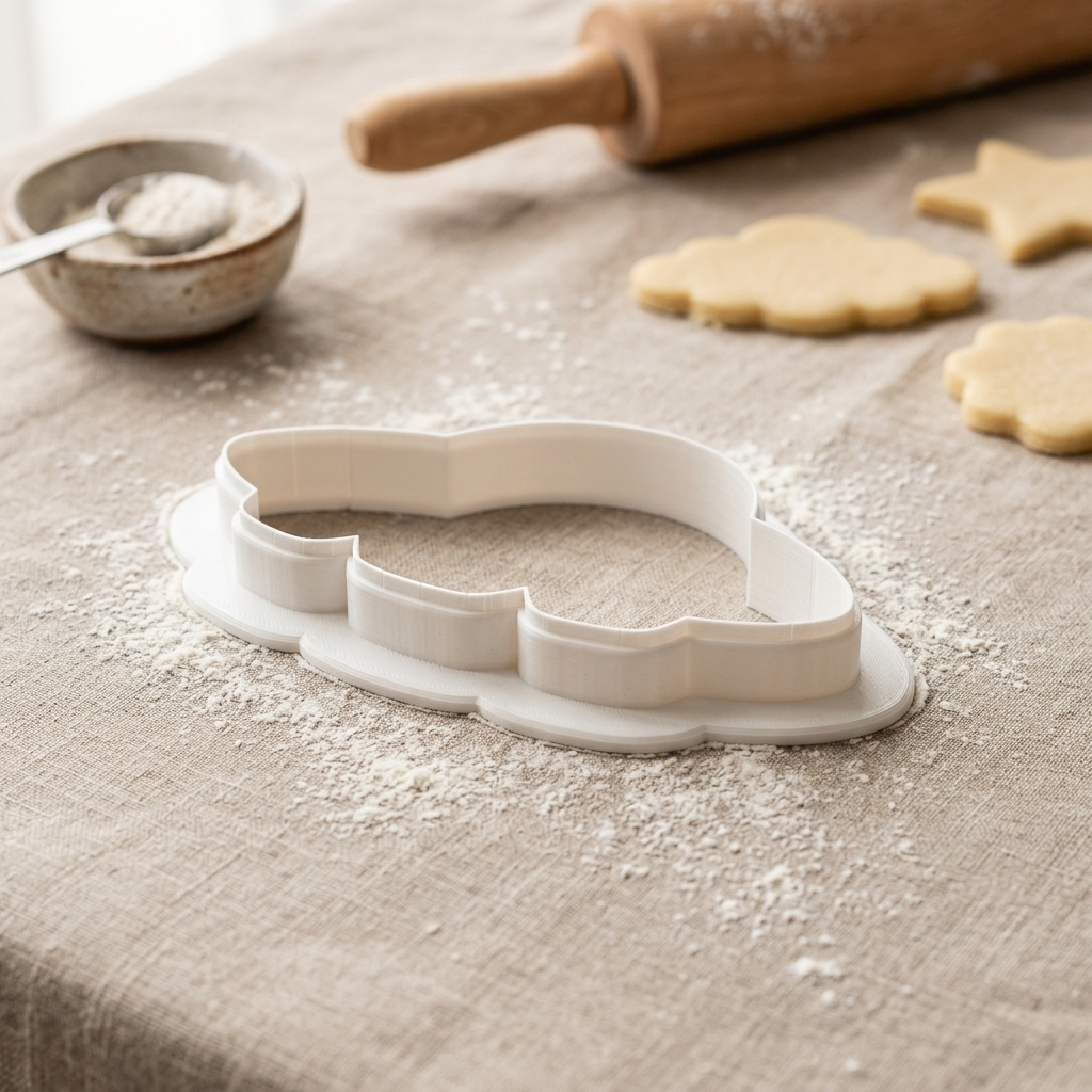 UFO Cookie Cutter, 3D Printed Cookie Theme