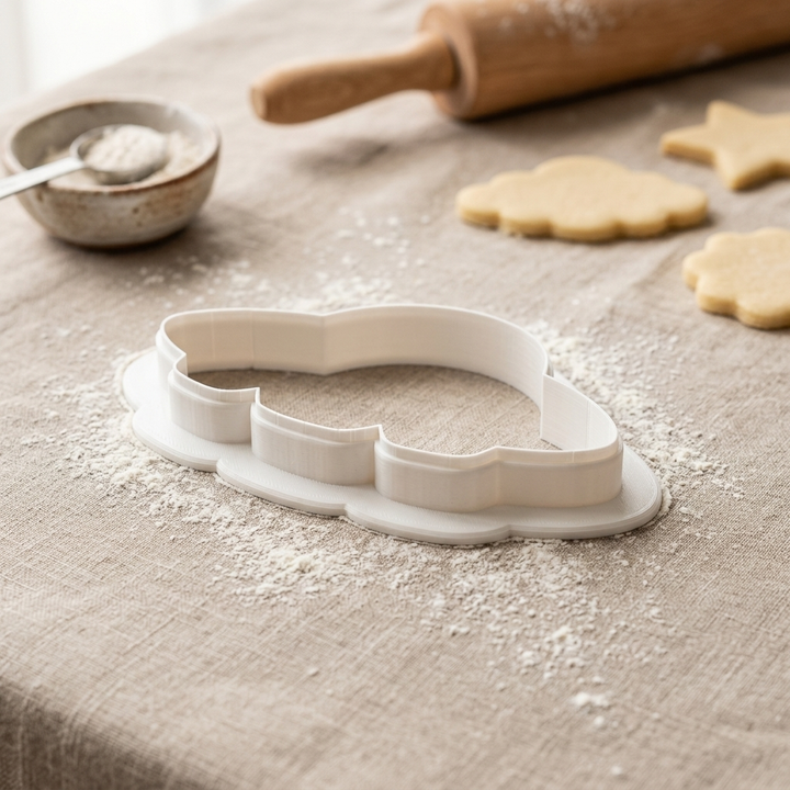 UFO Cookie Cutter, 3D Printed Cookie Theme