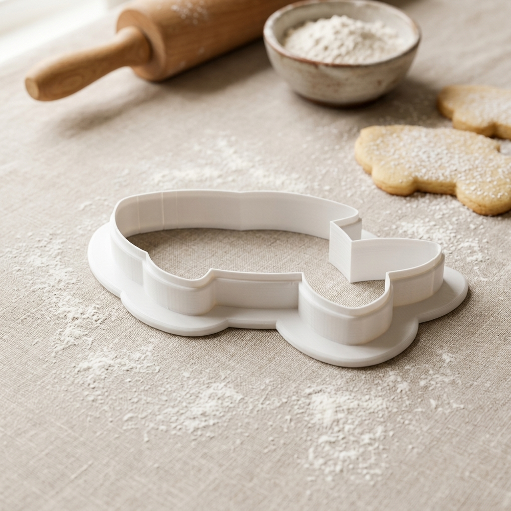 Fish Cookie Cutter, 3D Printed Animal Theme