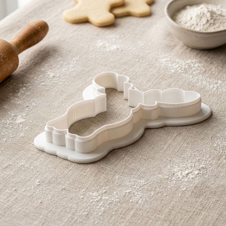 Valentines Moose Detailed Cookie Cutter, 3D Printed Valentine Theme