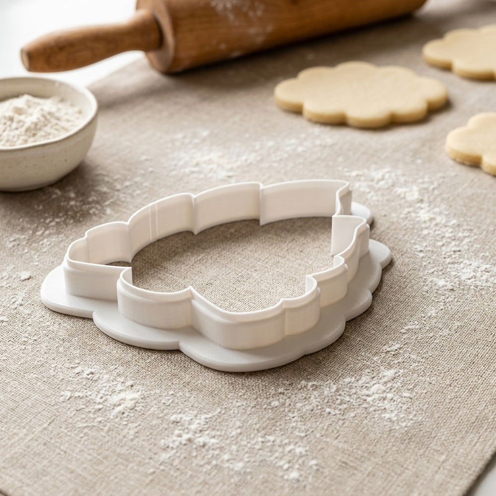 Camp Fire Cookie Cutter, 3D Printed Cookie Theme