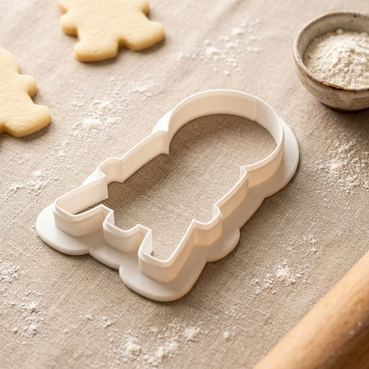 Balloon Easel Cookie Cutter, 3D Printed Music Theme
