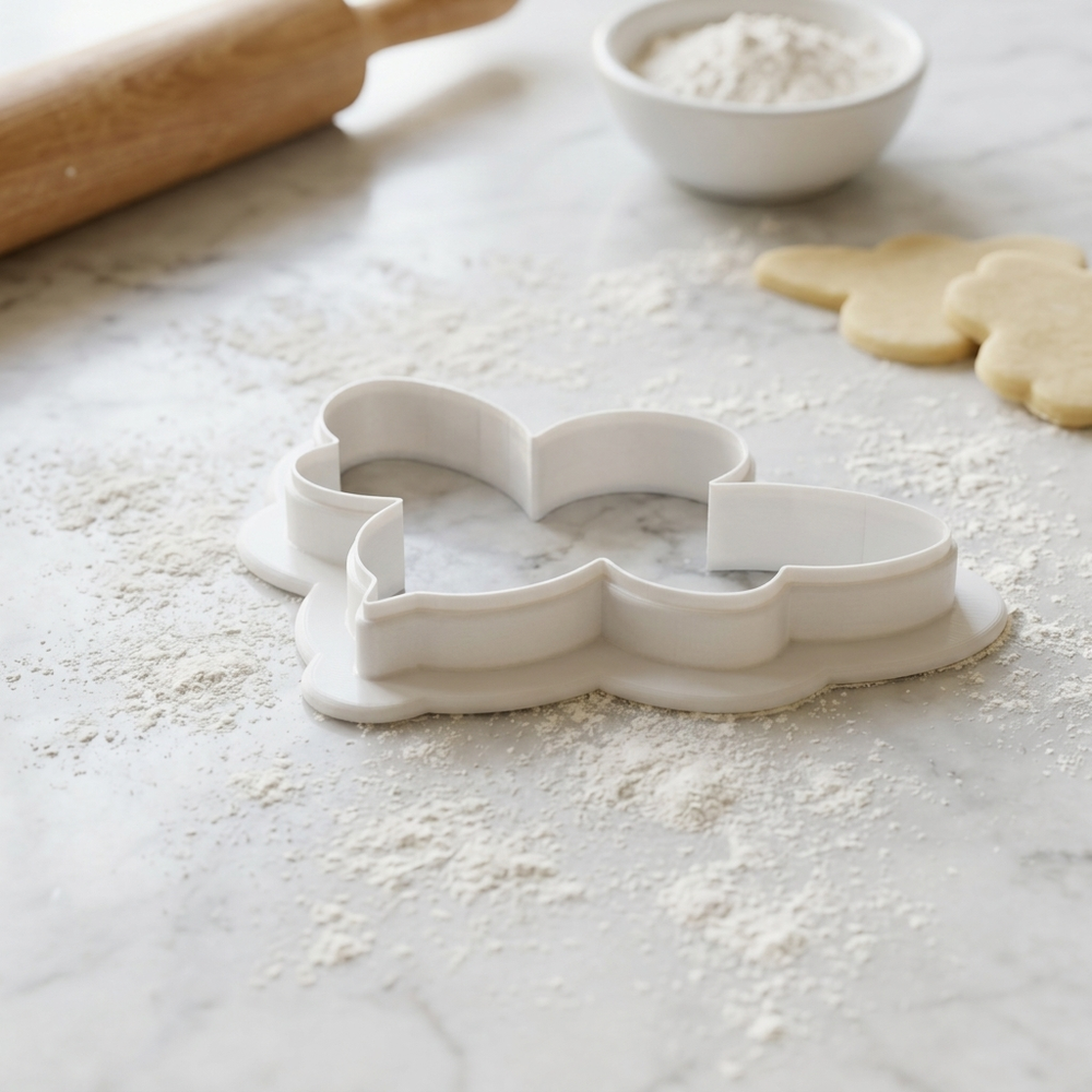 Bee Skull Halloween Cookie Scribe Cookie Cutter, 3D Printed Halloween Theme