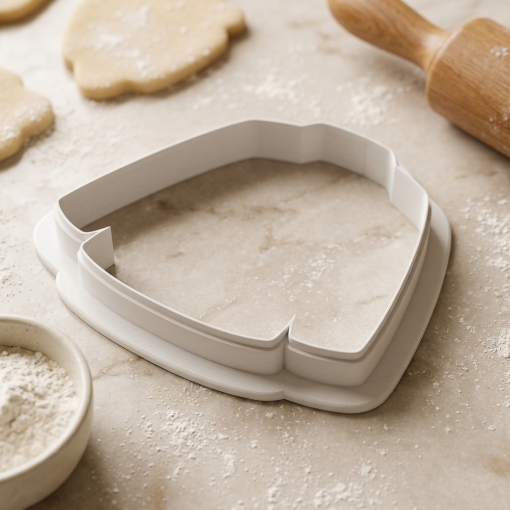Tweed Jacket Cookie Cutter, 3D Printed Cookie Theme