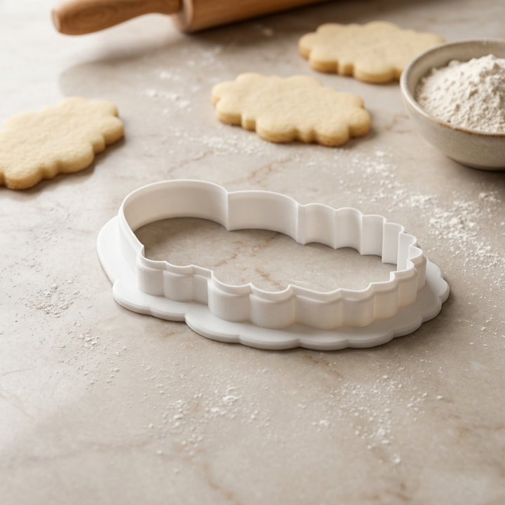 Cute Hedgehog With Heart Headband Cookie Cutter, 3D Printed Valentine Theme