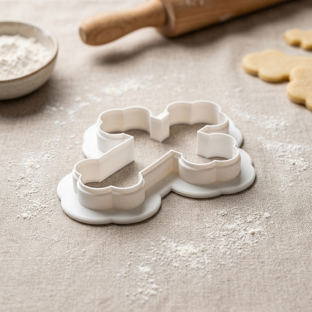 Budded Cross V2 Cookie Cutter, 3D Printed Cookie Theme