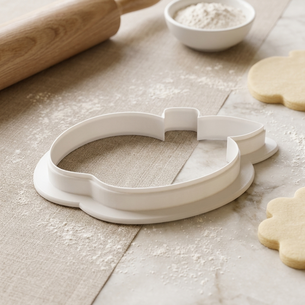 Apple V2 Cookie Cutter, 3D Printed School Theme