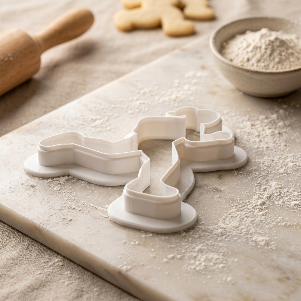 Woman Running Cookie Cutter, 3D Printed Cookie Theme