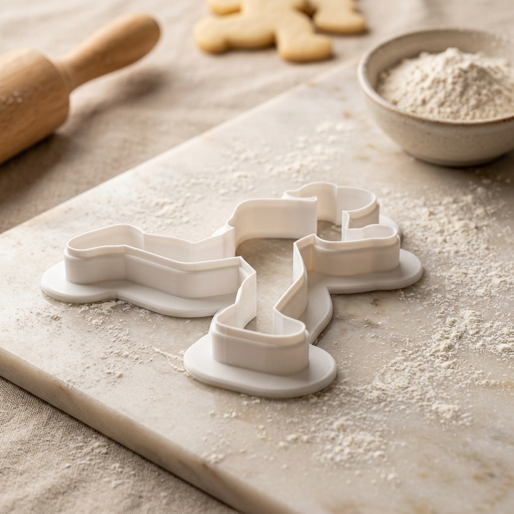 Woman Running Cookie Cutter, 3D Printed Cookie Theme
