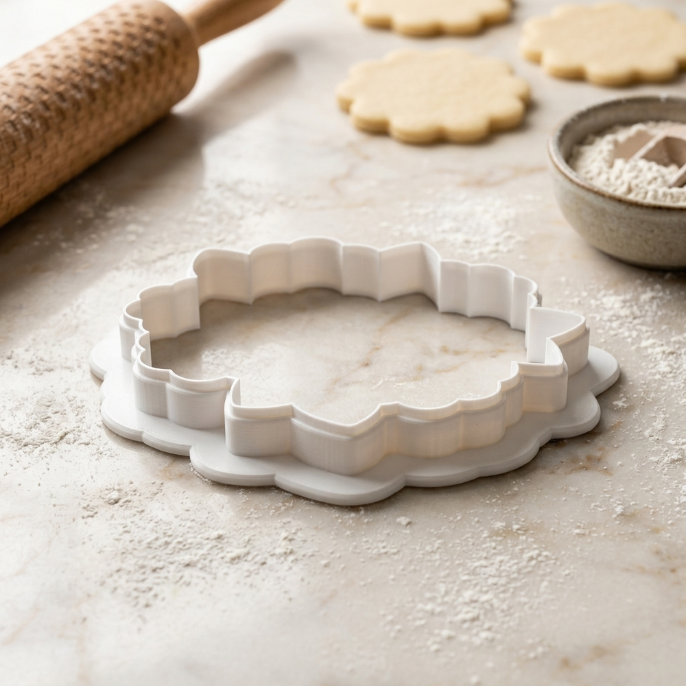 Flower Cookie Cutter, 3D Printed Garden Theme
