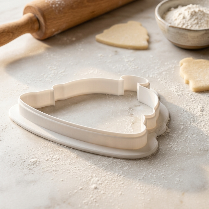 Front Desk Hotel Bell Cookie Cutter, 3D Printed Travel Theme