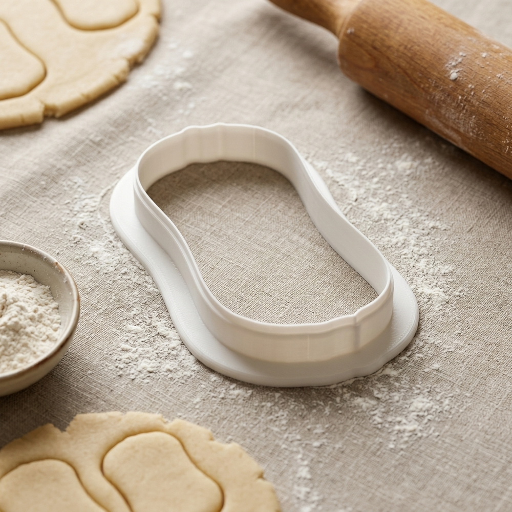 Cannoli Cookie Cutter, 3D Printed Kitchen Theme