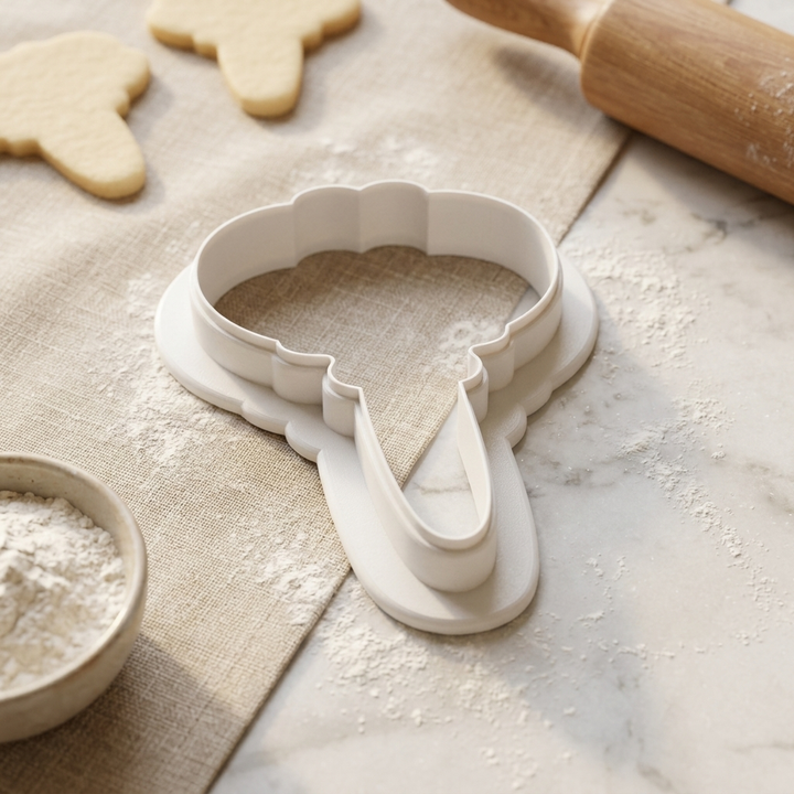 Vintage Embroidery Scissors Cookie Cutter, 3D Printed Craft Gift