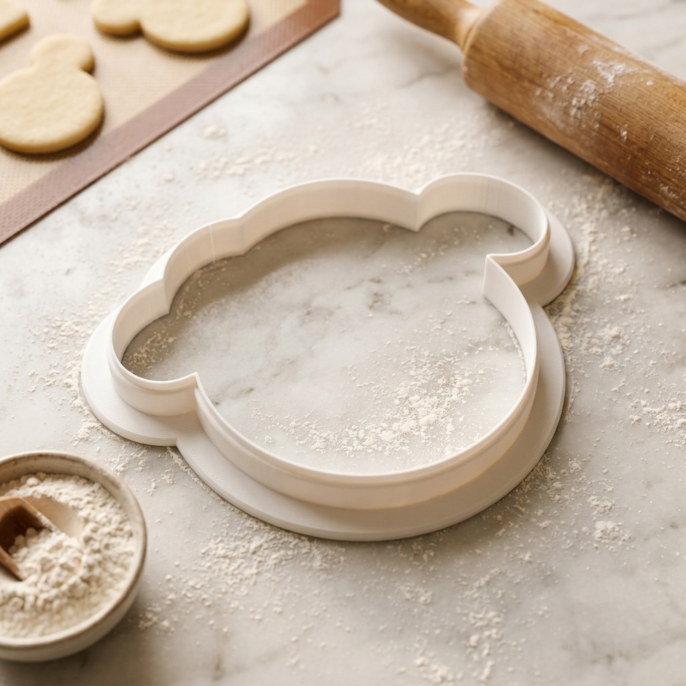 Pocket Watch with Chain Cookie Cutter, 3D Printed Vintage Theme