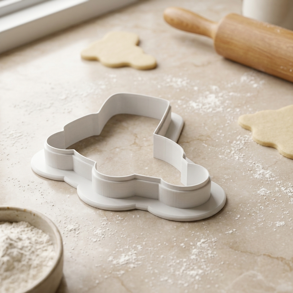 Lawnmower Cookie Cutter, 3D Printed Garden Theme