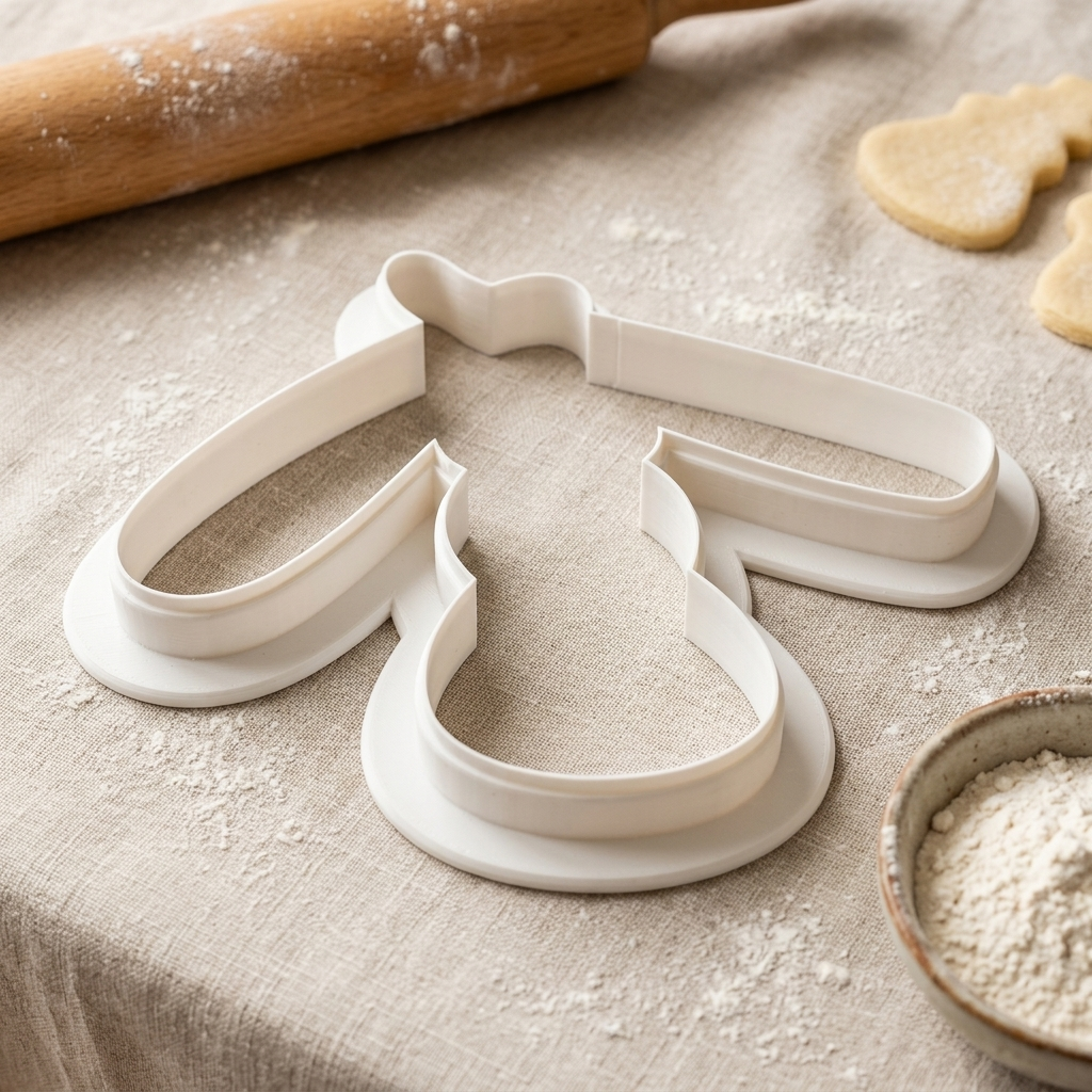 Shaving Brush and Razor Cookie Cutter, 3D Printed Barber Gift