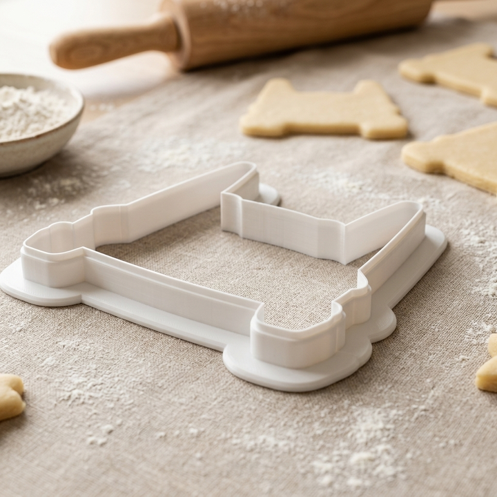 Porch Swing with Florals Cookie Cutter, 3D Printed Housewarming