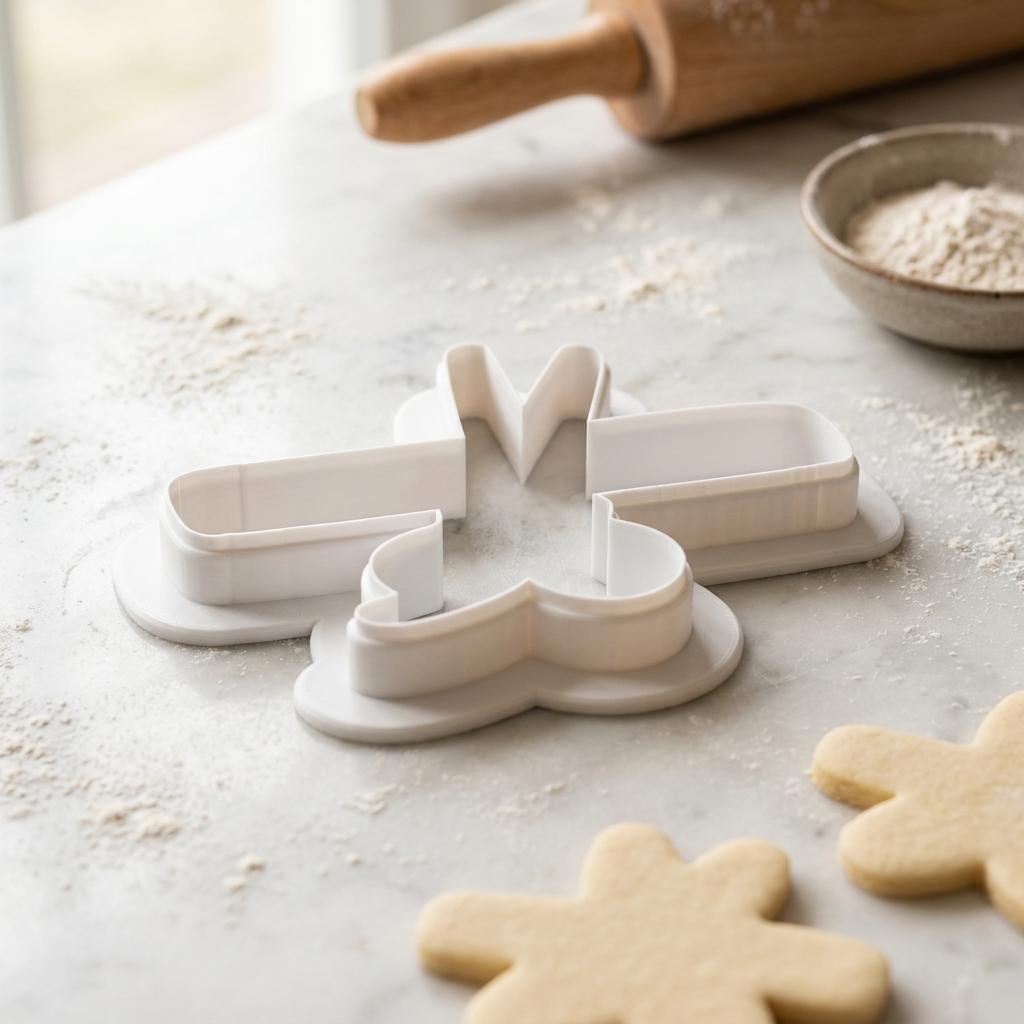 Hair Stylist Shears and Comb Cookie Cutter, 3D Printed Stylist Gift