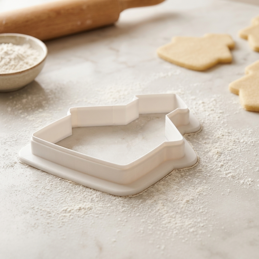 Schoolhouse with Bell Cookie Cutter, 3D Printed Teacher Gift