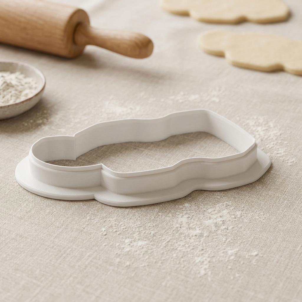 Pencil Sharpener Cookie Cutter, 3D Printed Teacher Gift