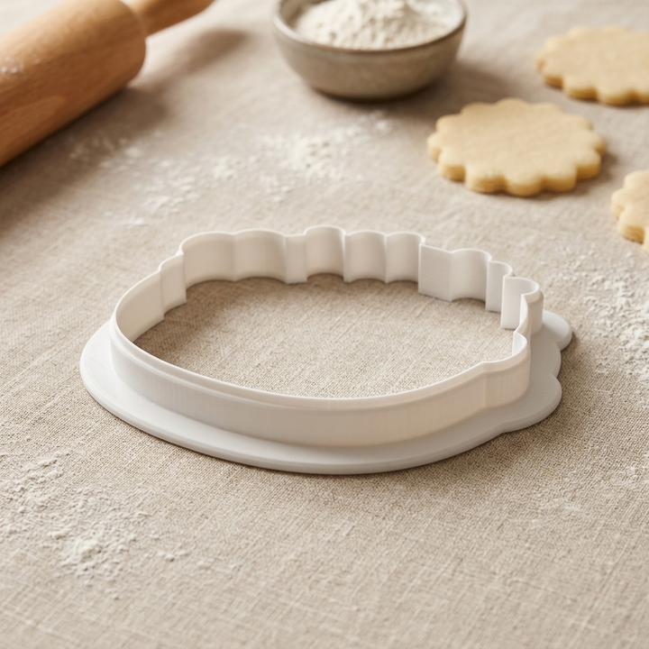 Pin Cushion Sewing Basket Cookie Cutter, 3D Printed Craft Gift
