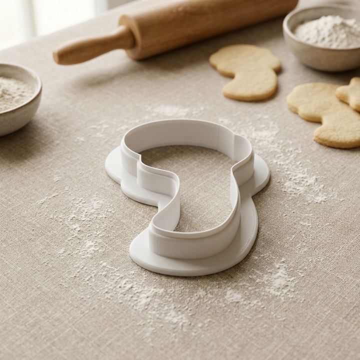 Quilting Rotary Cutter Cookie Cutter, 3D Printed Craft Gift