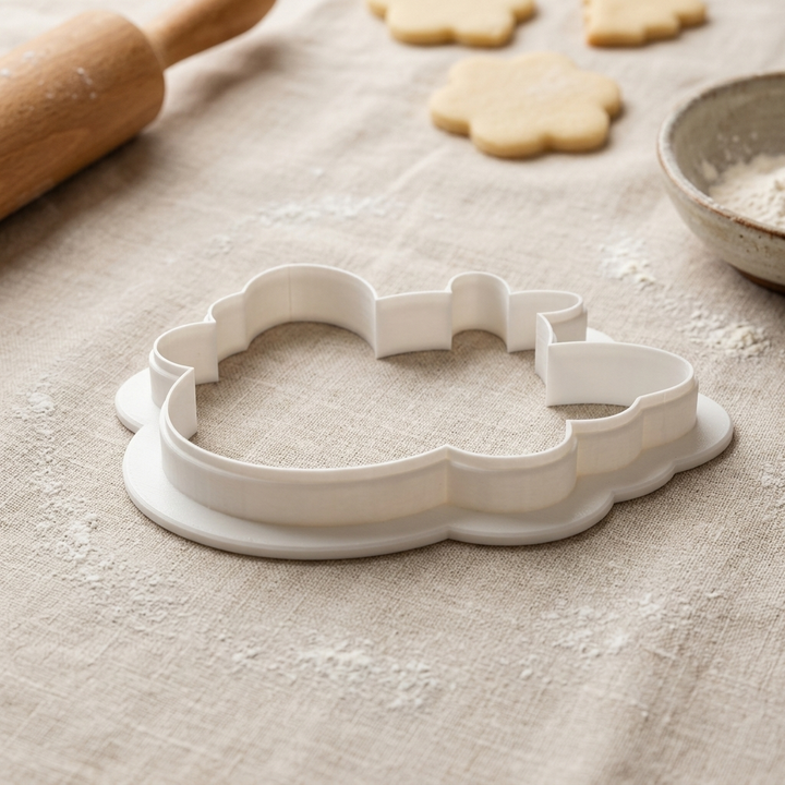 Butterfly Swaddle Baby Cookie Cutter, 3D Printed Baby Shower