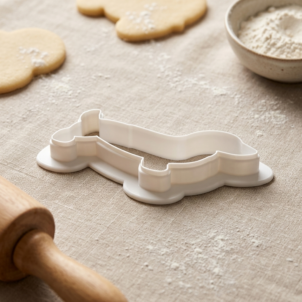 Dachshund in Sweater Cookie Cutter, 3D Printed Dog Lover Gift