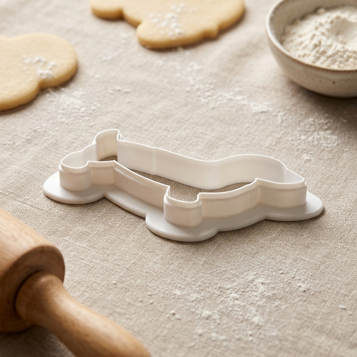 Dachshund in Sweater Cookie Cutter, 3D Printed Dog Lover Gift