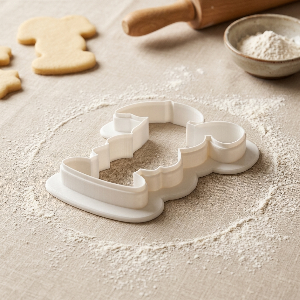 Bunny in Rain Boots Cookie Cutter, 3D Printed Spring Party