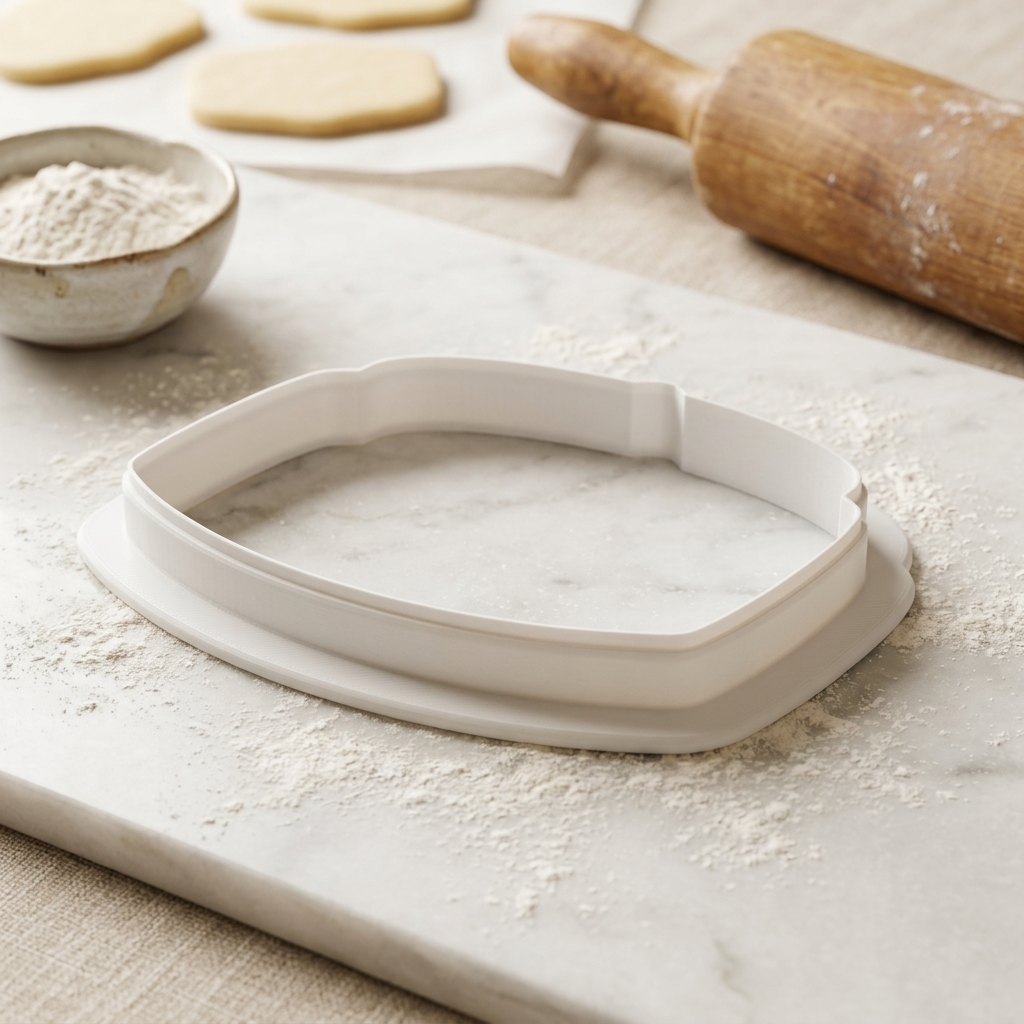 Dim Sum Bamboo Basket Cookie Cutter, 3D Printed Food Theme