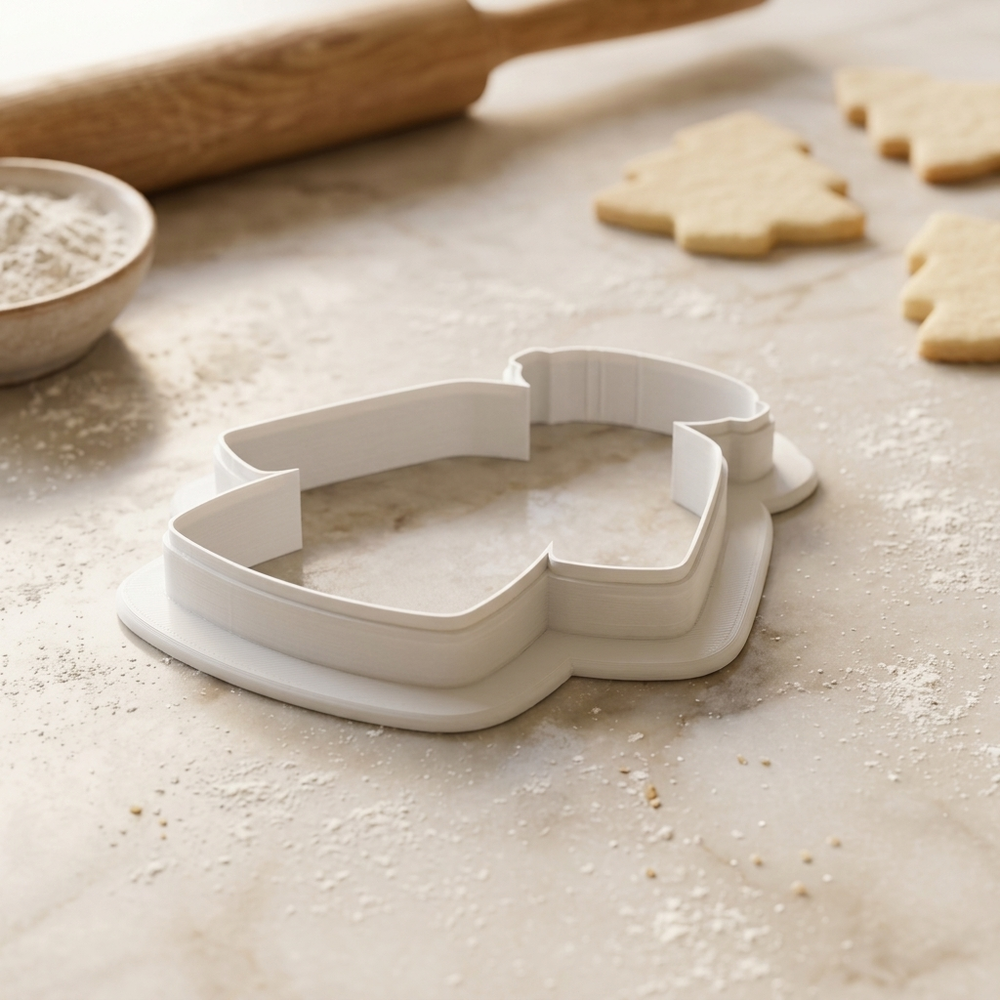 Spa Robe and Eye Mask Cookie Cutter, 3D Printed Spa Theme