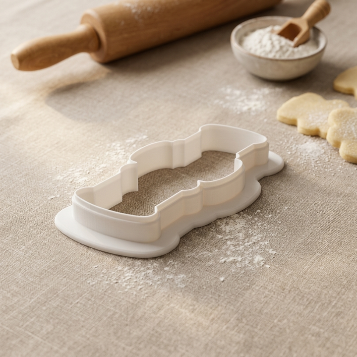 Thread Spool Tower Cookie Cutter, 3D Printed Craft Gift