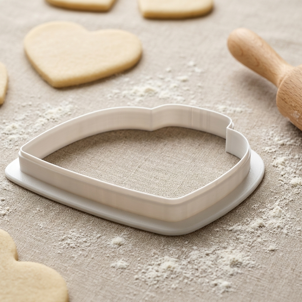 Lunchbox with Apple Cookie Cutter, 3D Printed Teacher Gift