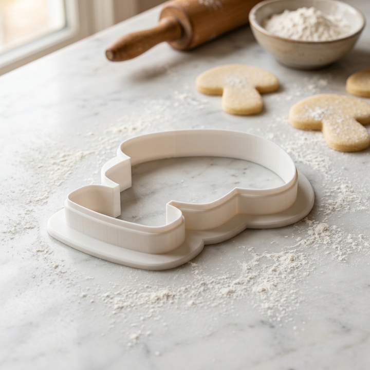 Mushroom Birdhouse Cookie Cutter, 3D Printed Fairy Garden