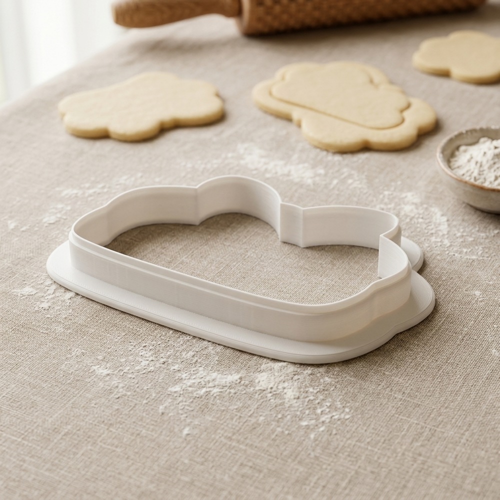 Spa Headband Bow Cookie Cutter, 3D Printed Spa Theme
